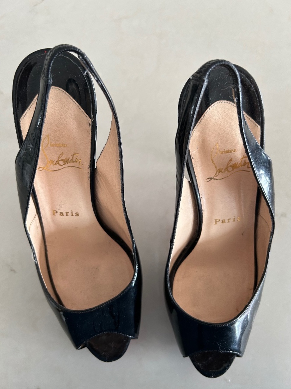 Christian Louboutin Flo Black Pumps Size 39 with Dust Bag